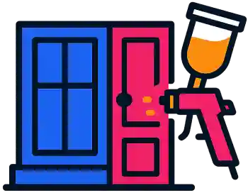 Логотип - покраска окон Москва и МО