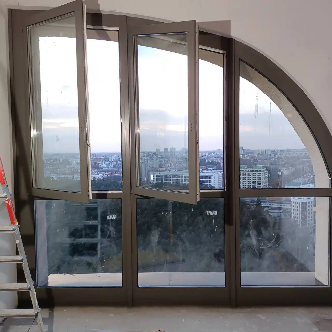 Фото покрашенных окон