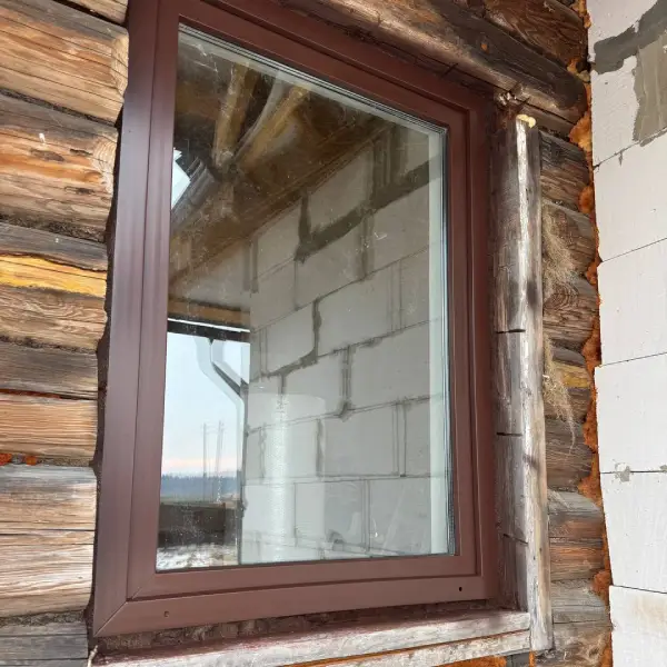 После покраски пластикового окна