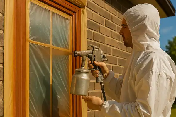 Покраска деревянных окон